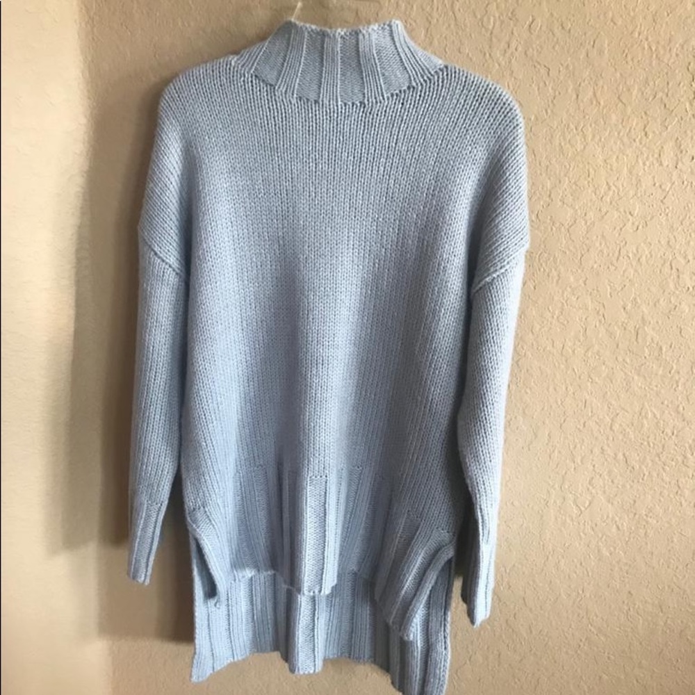 Baby Blue Contemporary Sweater